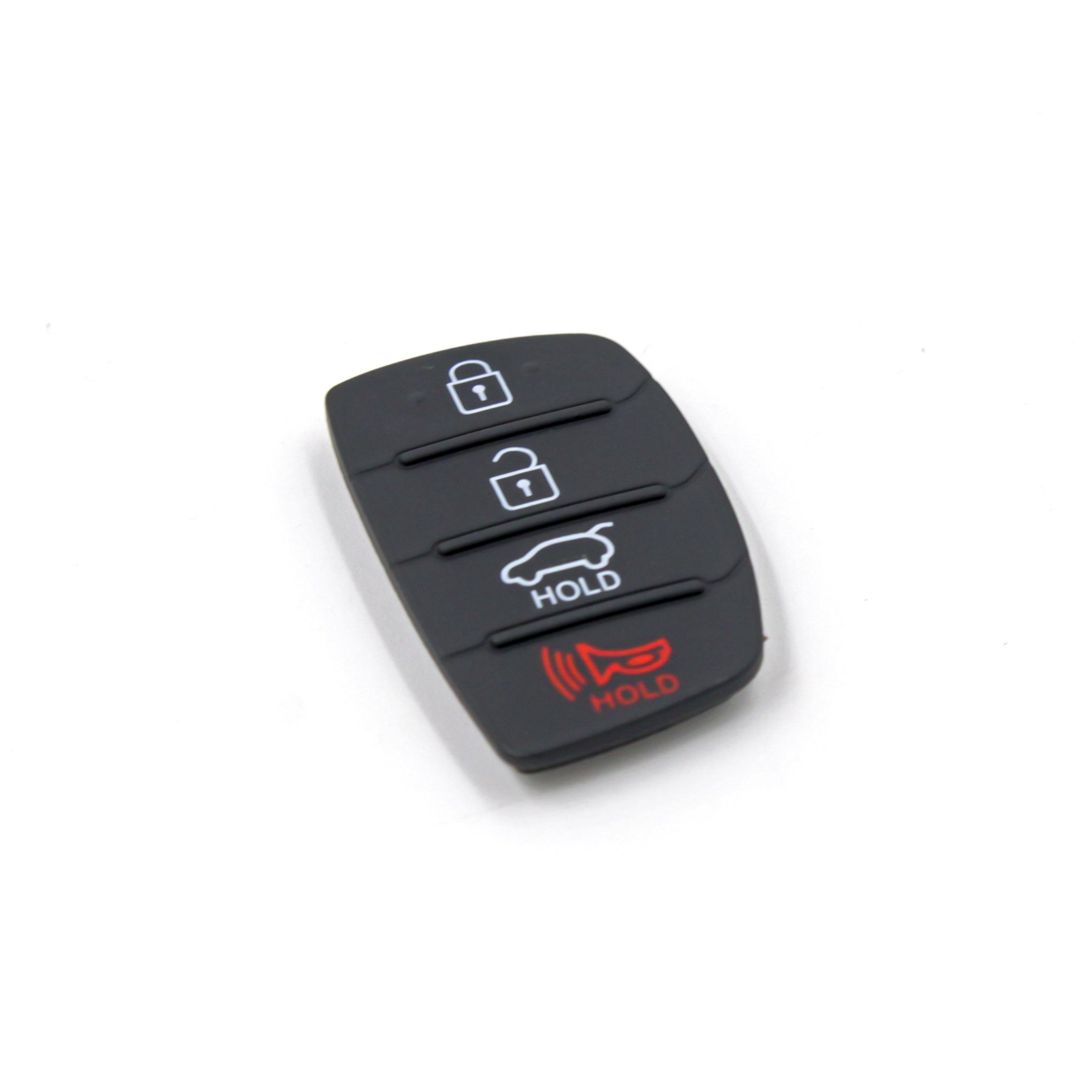 To Suit Hyundai i40 Sante Fe 4 Button Flip Key Replacement Rubber Buttons | Remote Pro
